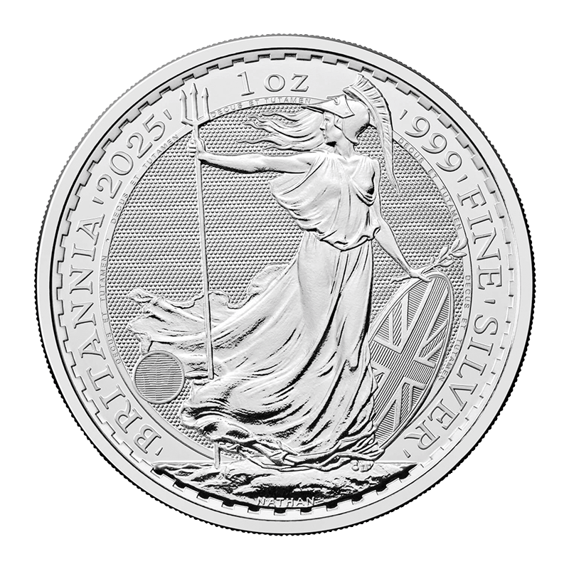 Image for 1 oz Silver Britannia Coin (2025) from TD Precious Metals